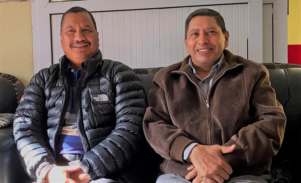 विप्लव र नारायणकाजी श्रेष्ठबीच राजनीतिक भेट