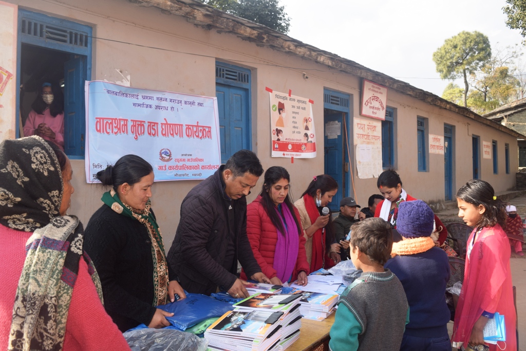 रघुगंगाको पिप्ले बालश्रममुक्त वडा घोषित (फोटो फिचर)