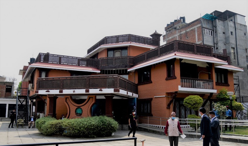 भक्तपुरस्थित जर्मन होममा एमाले केन्द्रीय कमिटी बैठक बस्‍ने