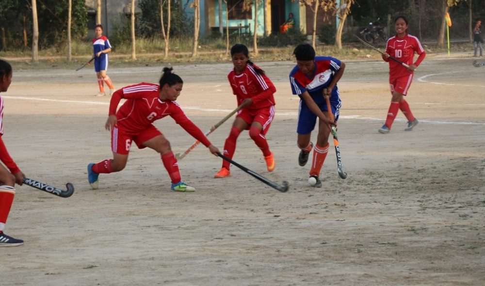 महिला राष्ट्रिय हक्की प्रतियोगिता पुसमा हुने