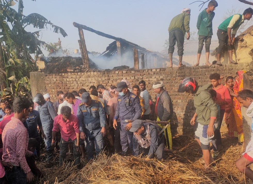आगलागीमा परी २ बालबालिकाको मृत्यु