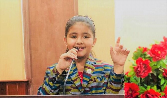 म्याग्दीकी ९ वर्षीया अभियान्ता प्रेन्सा रेग्मी ‘ग्लोबल चाइल्ड प्रोडिजी अवार्ड २०२२’ मा चयन
