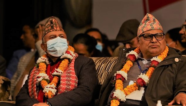 माओवादी महाधिवेशनमा एमाले महासचिव शंकर पोखरेल सहभागी