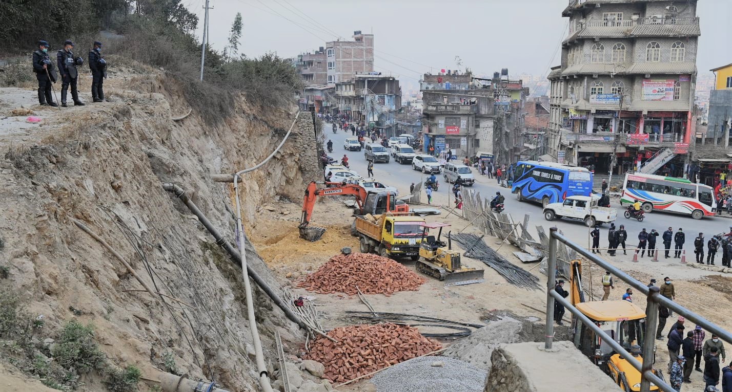 बालाजु बाइपासमा हटाइएका ३९ घरपरिवारलाई पुनःस्थापना गराउन माग