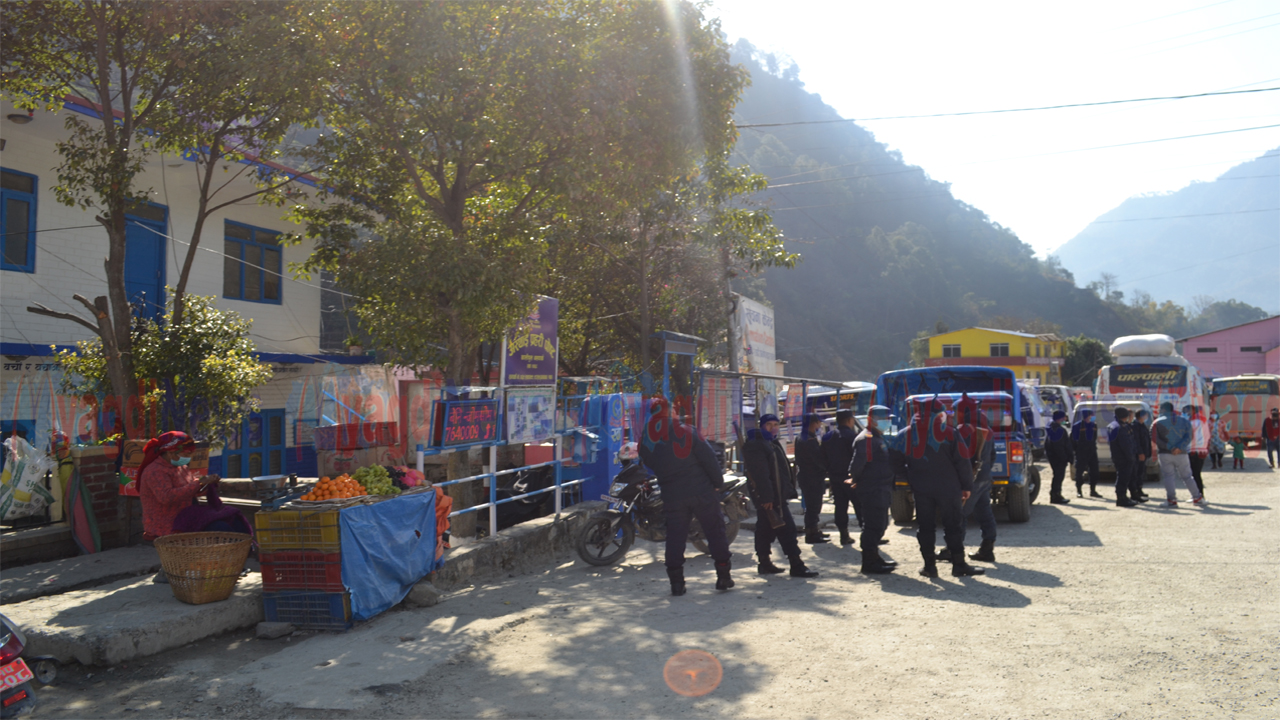 म्याग्दीमा बन्दको प्रभाव (तस्बिरहरु)