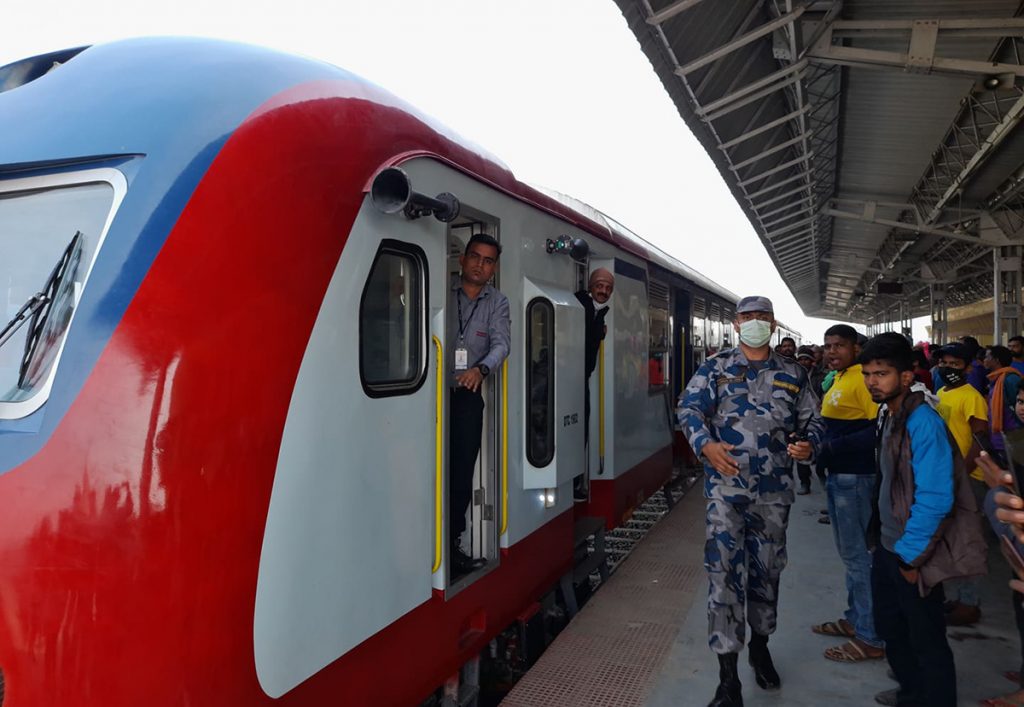 आजदेखि दैनिक एकपटक रेल सञ्चालन