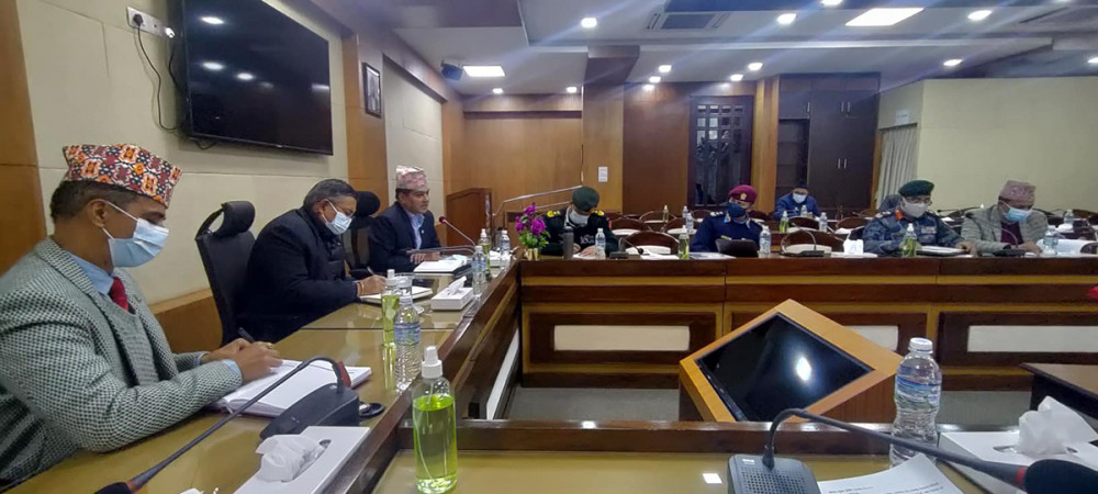 कार्ययोजना पेस गर्न ४ वटै सुरक्षा निकायलाई निर्देशन