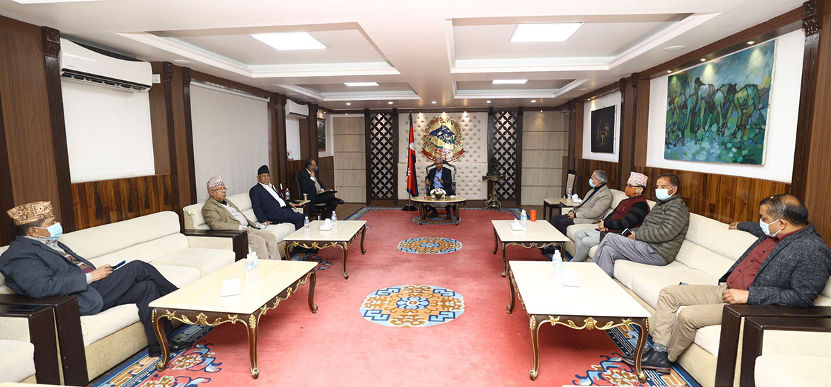 संसद अवरोध अन्त्य गर्न एमालेलाई गठबन्धनको आग्रह