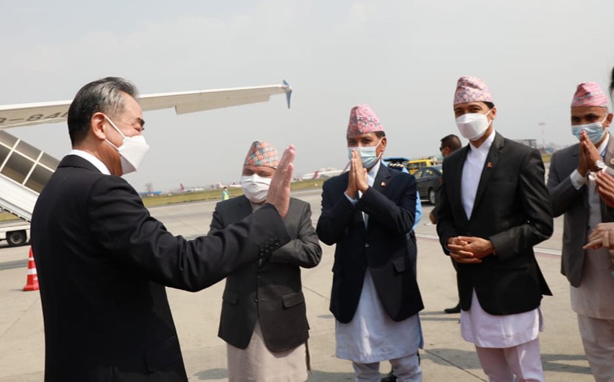 स्वदेश फर्किए चिनियाँ विदेशमन्त्री वाङ यी