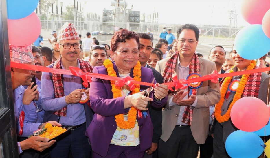 मोतीपुर १३२ केभी सबस्टेसनको उद्घाटन