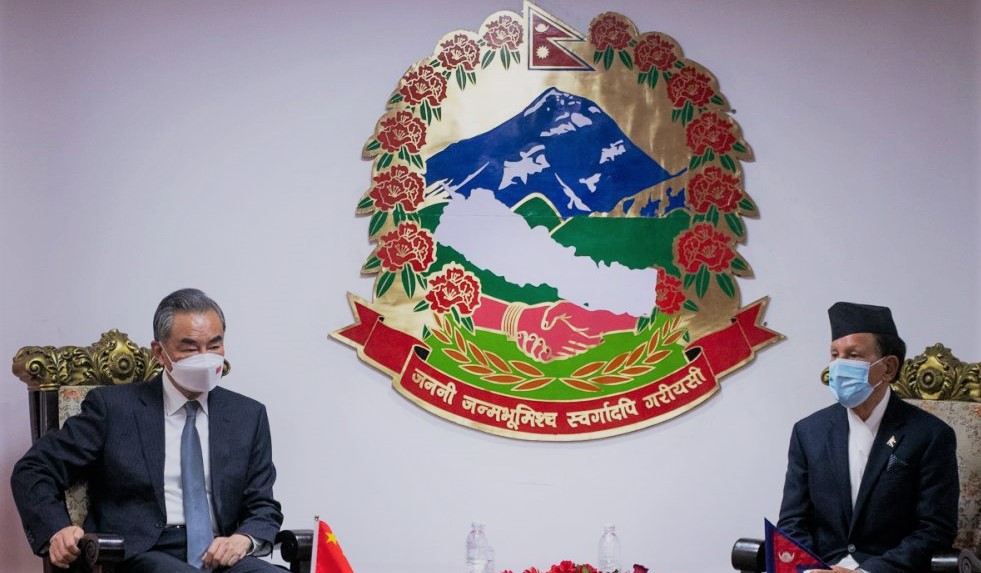 नेपाललाई भूराजनीतिक खेलमा समेल गराउने प्रयासको विरोध गर्छौं : चिनियाँ विदेशमन्त्री