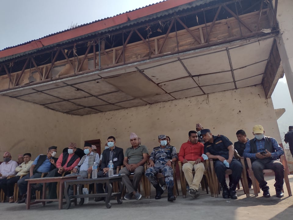 बेनीमा आगलागी नियन्त्रणको अभ्यास (तस्बिर/भिडिओ )