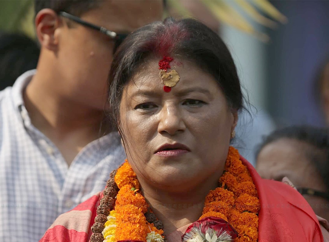 काठमाडौंको मेयरमा सिर्जना सिंहले गरिन् उम्मेदवारी दर्ता