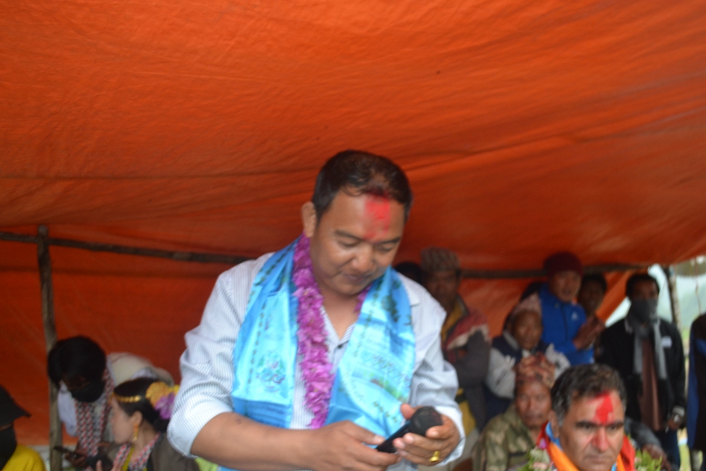 निस्कोटमा कांग्रेसको चुनावी कार्यक्रम (तस्बिरहरु )