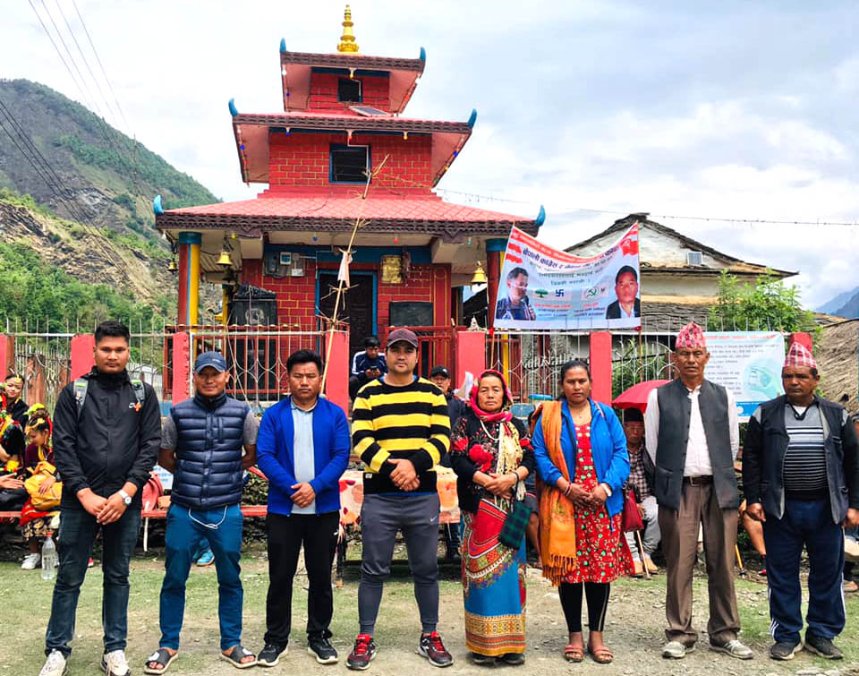 ताकममा गठबन्धनको चुनावी सभा, विभेदरहित सेवा र सन्तुलित विकासको प्रतिवद्धता
