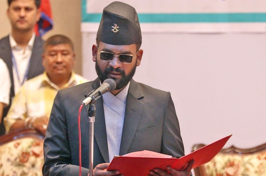काठमाडौंका मेयर बालेन साहले नेपाल भाषामा पनि लिए शपथ