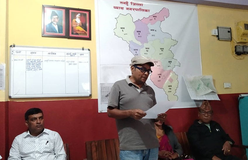 व्यासमा पुन: मतगणना गर्न दीपकराज जोशीको माग