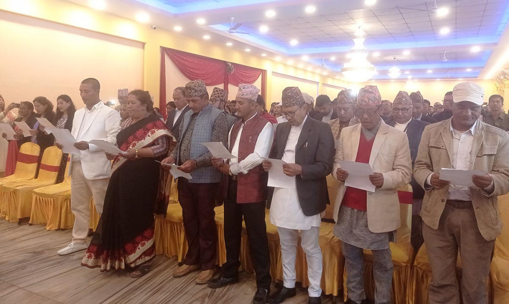 बनेपामा एमालेका जनप्रतिनिधिद्वारा शपथ ग्रहण बहिष्कार