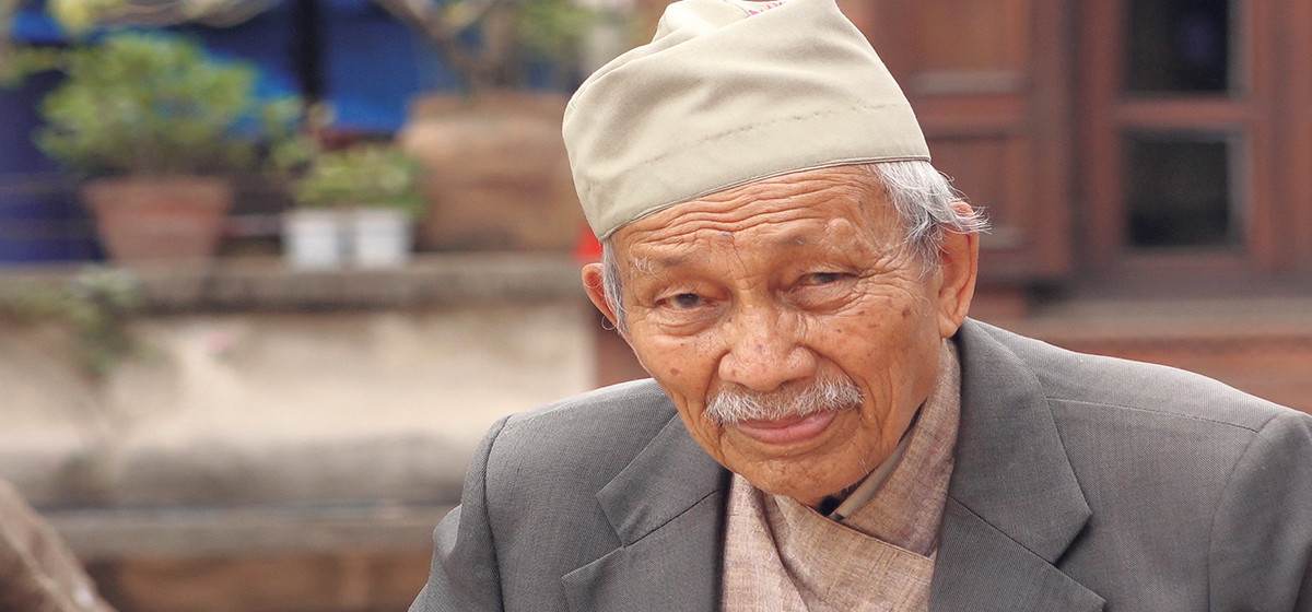संस्कृतिविद् जोशीले १०३औँ जन्मदिन मनाउँदै, मतदान नगर्ने