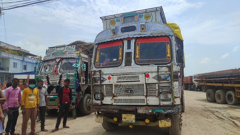 ट्रक व्यवसायी आन्दोलित, जेठ २० गतेदेखि लुम्बिनीका ट्रक नचल्ने