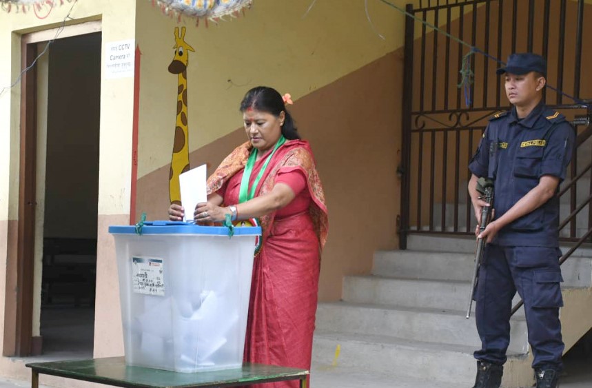 मतदानपछि काठमाडौं मेयरकी उम्मेदवार सिंहले भनिन्- जित्छु भनेर ढुक्क छु
