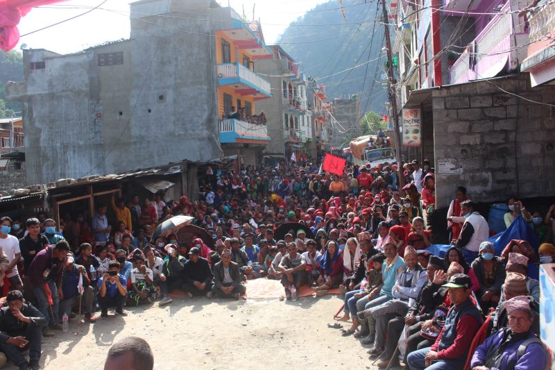दरबाङमा माओवादी केन्द्रको चुनावी सभा
