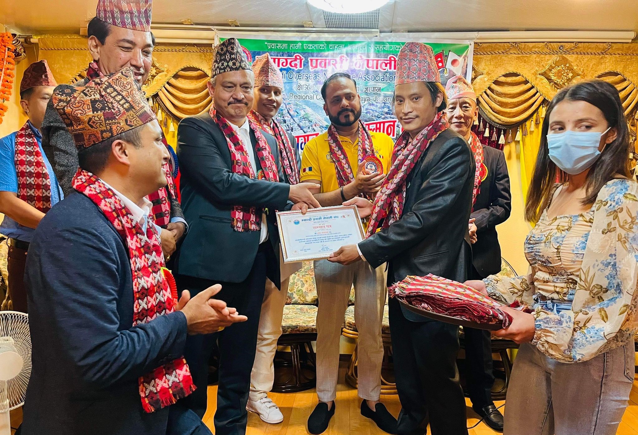 जापानको नागोयामा नवप्रवेशी विद्यार्थीलाई स्वागत तथा सम्मान कार्यक्रम
