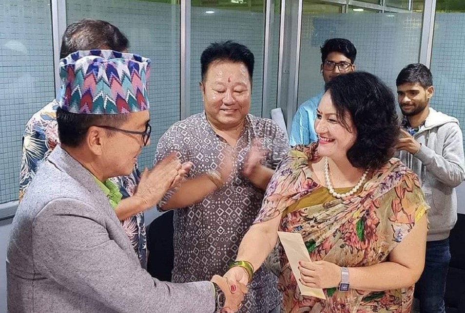 राष्ट्रिय प्रजातान्त्रिक महिला संगठनको अध्यक्षमा शाह