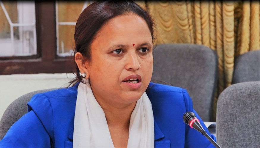 उपत्यकाबाट प्रदेश प्रहरी हटाउने कुरा संविधान प्रतिकूल छ : रेखा शर्मा