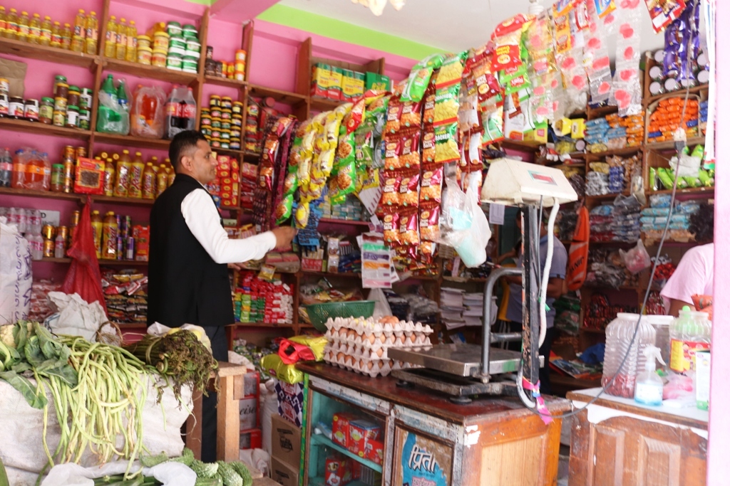 बेनीमा बजार अनुगमन, सुध्रिएनन् पसलहरु
