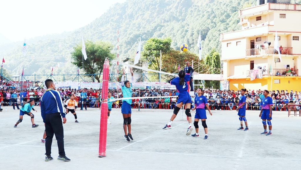 राष्ट्रिय महिला भलिबलमा प्रदेश नम्बर १ बिजयी,कर्णाली प्रदेश लिग चरणबाटै बाहिरियो (फोटो/भिडिओ )