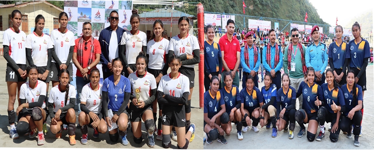 राष्ट्रिय महिला भलिबलको फाइनलमा एपीएफ र पुलिस भिड्ने