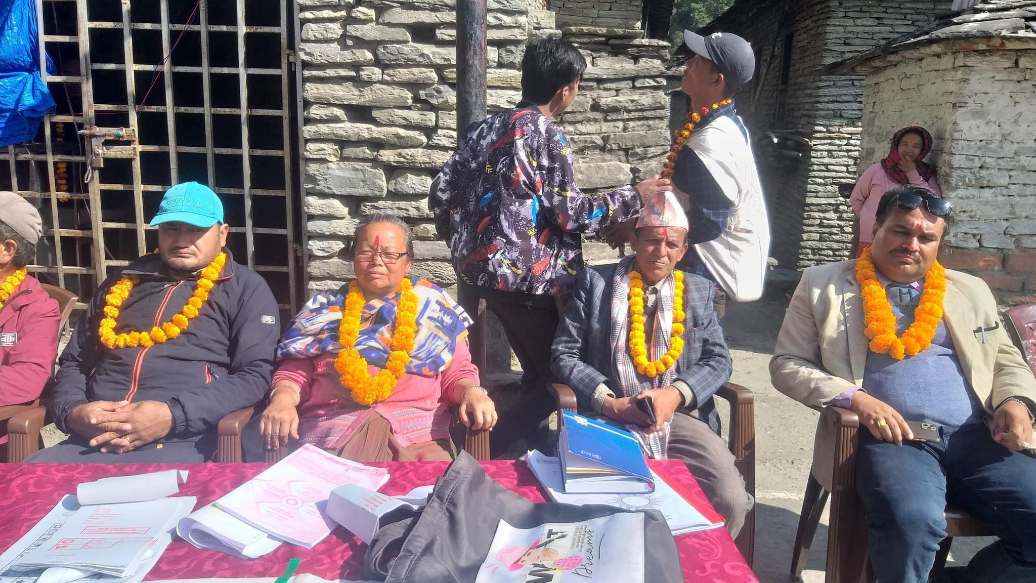रुम ,चिमखोला र पिप्लेमा एमालेको चुनावी सभा