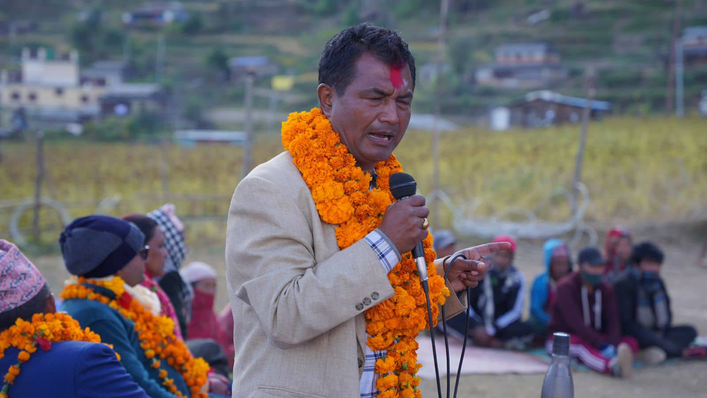 मालिका र रघुगंगामा एमालेको चुनावी सभा