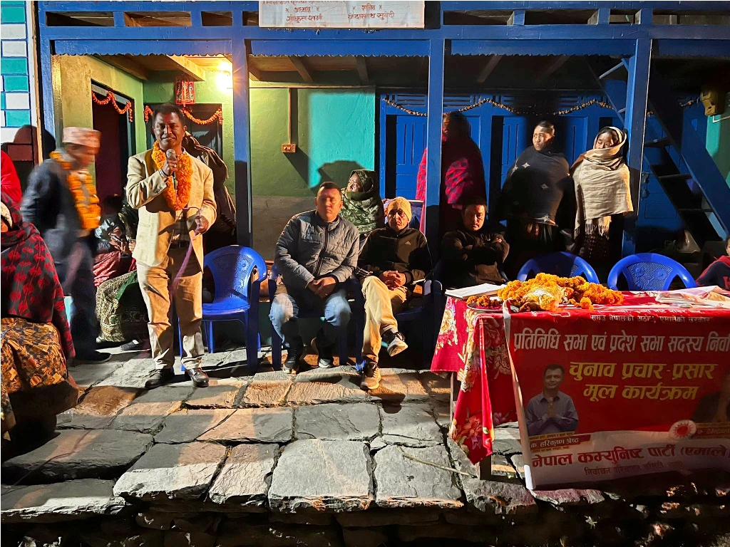 एमालेको बेनी र धवलागिरिमा चुनावी सभा