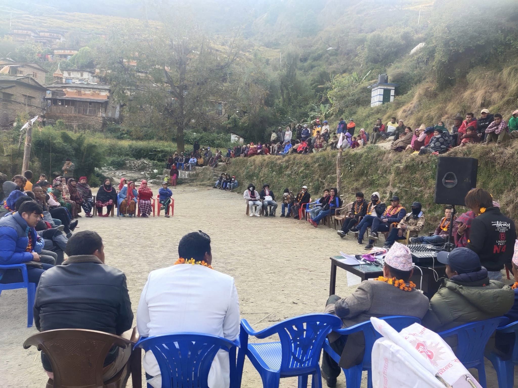 मुदी र लुलाङमा एमालेको चुनावी सभा