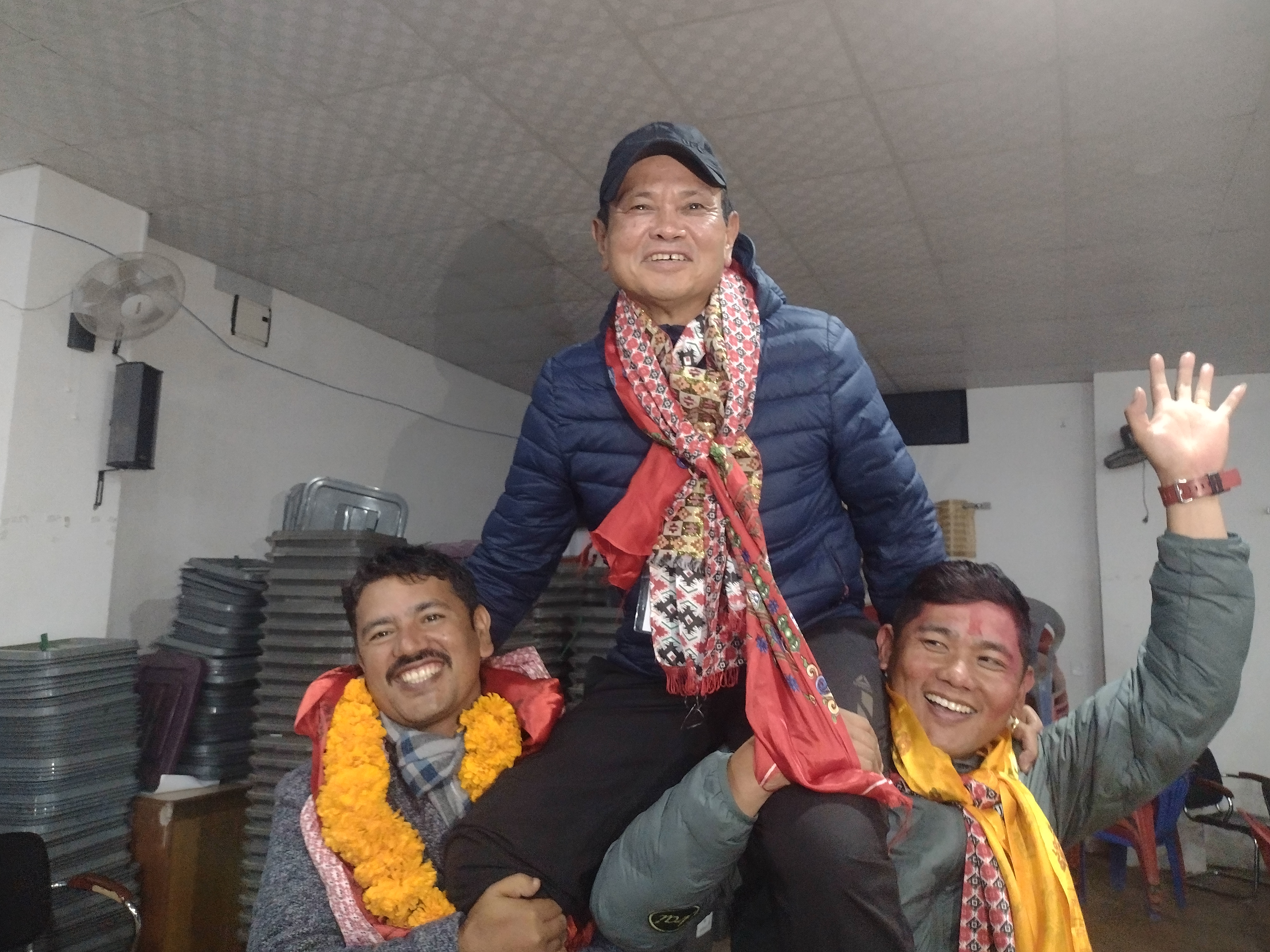 म्याग्दीमा लोकतान्त्रिक-बाम गठबन्धनका उम्मेद्वार विजयी (फोटो फिचर)