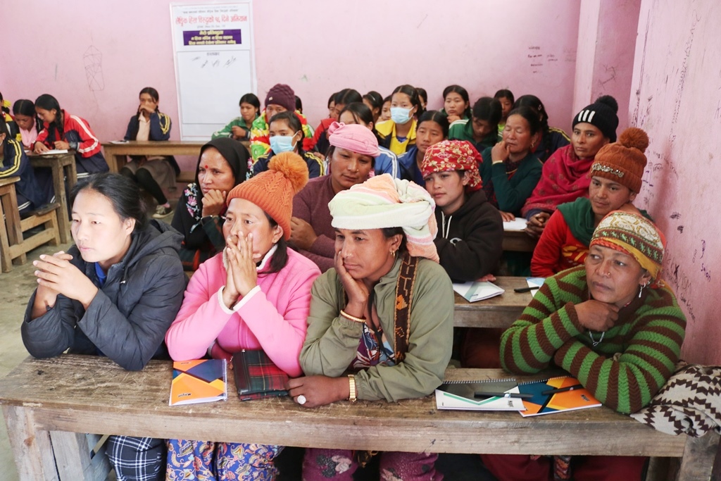 धवलागिरिको खिबाङमा कानुनी साक्षरता तथा आर्थिक सशक्तिकरण कार्यक्रम