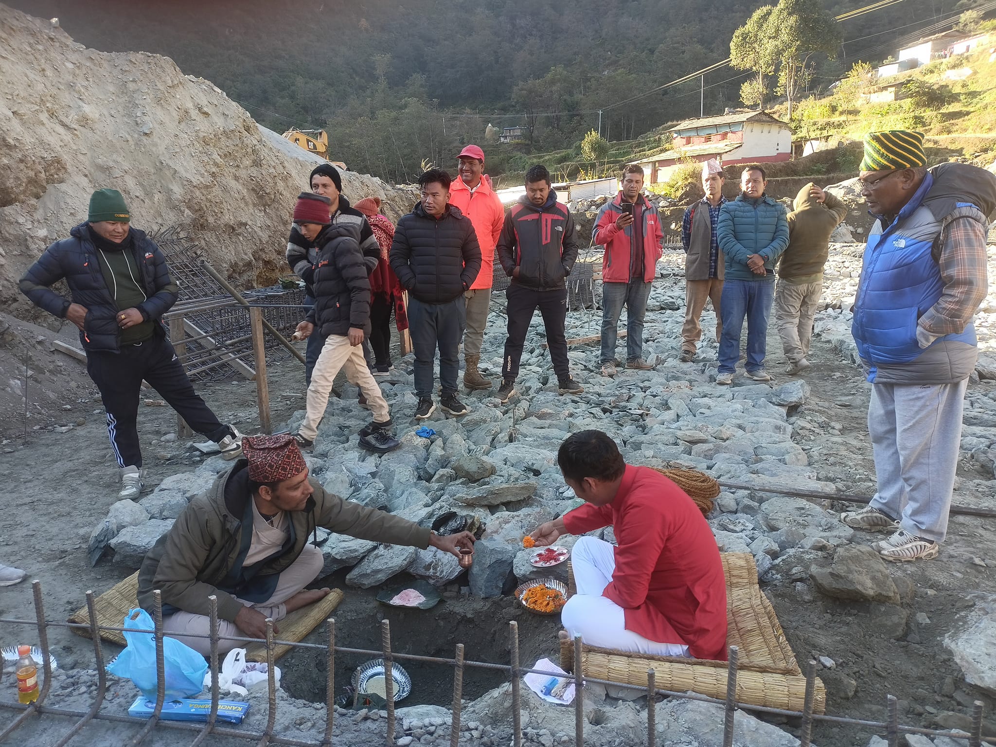 धवलागिरीको प्रशासकीय भवन शिलन्यास