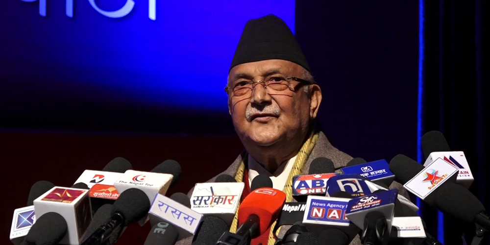 एमाले संसदीय दलको नेतामा ओली निर्विरोध  