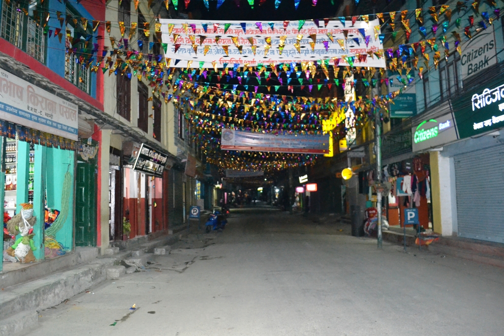 सातौं म्याग्दी महोत्सवको तयारी पुरा,बेनी बजार बेहुलीझैँ सिङ्गारिए