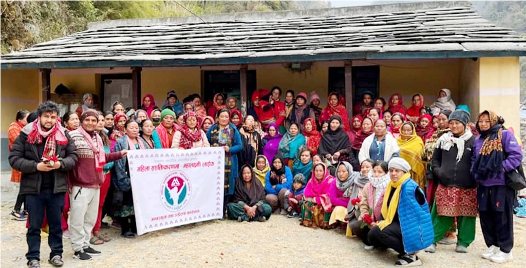 चिमखोला र कुईनेमङ्गलेमा महालक्ष्मीको महिला सशक्तिकरण कार्यक्रम