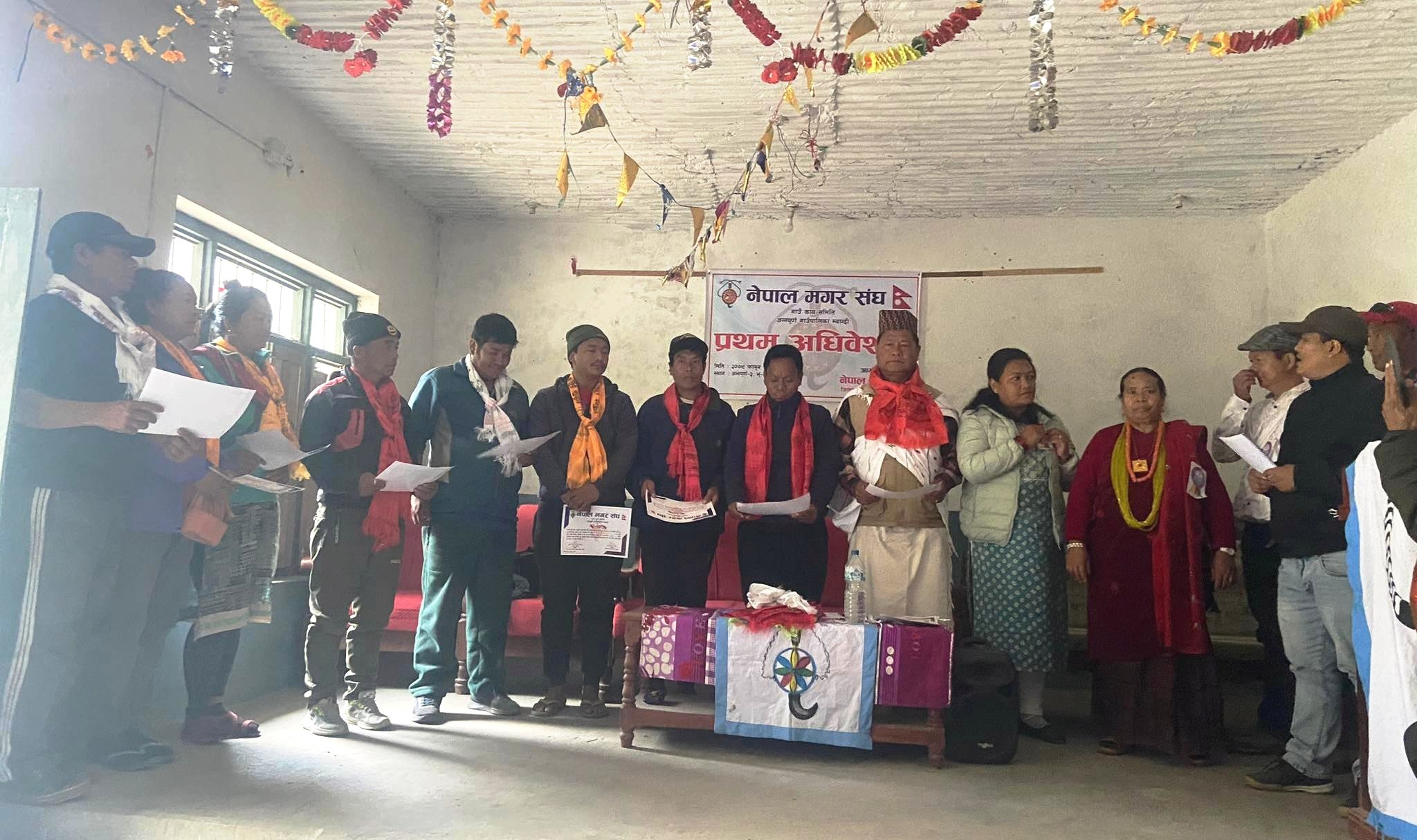 नेपाल मगर संघ अन्नपुर्ण गाउँपालिका अध्यक्षमा रेखीराम पुर्जा मगर चयन