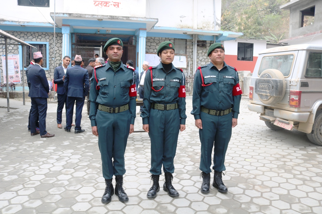 बेनी नगरपालिकाद्वारा नगर प्रहरी भर्ना तथा काममा परिचालन