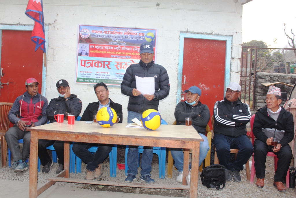मंगलाको बाबियाचौरमा नरबहादुर भट्टचन स्मृति भलिबल रनिङ्ग कप हुने
