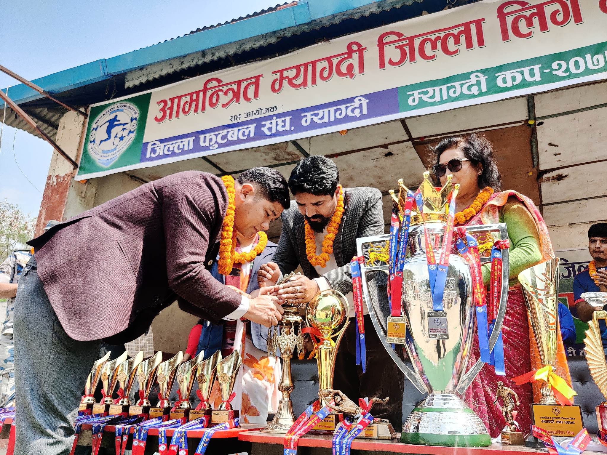 बेनीमा ‘म्याग्दी कप’ लिग फुटबल प्रतियोगिता सुरू