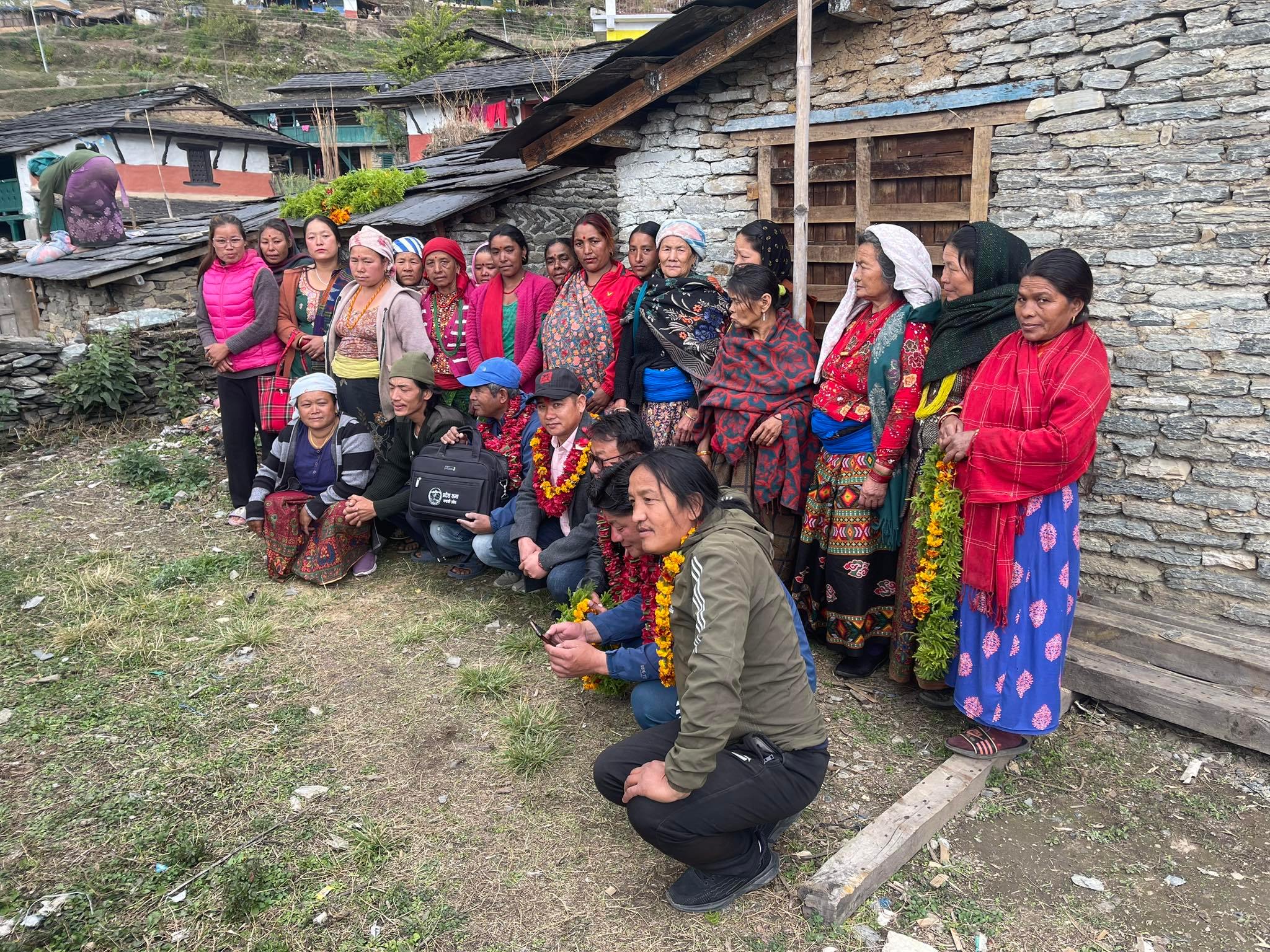 जनभेटघाटमा सांसद जुग्जाली