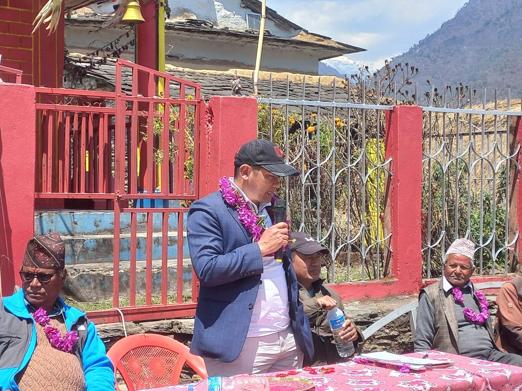 ढोरपाटनसँग सडक र राउण्ड धौलागिरिलाई व्यवस्थित बनाउन सांसद जुग्जालीको जोड