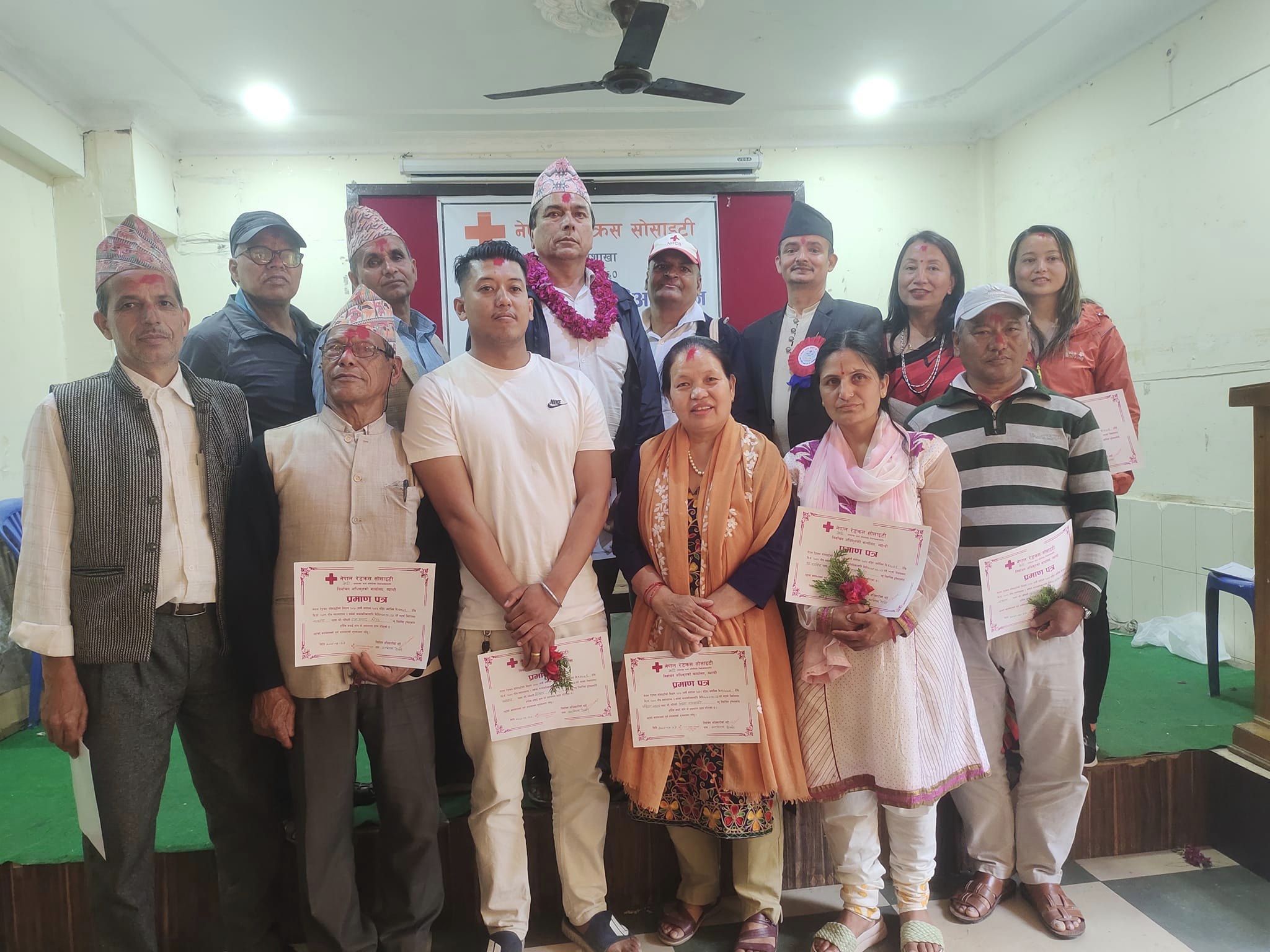 रेडक्रस बेनी उपशाखाको सभापतिमा ज्ञान गिरी चयन