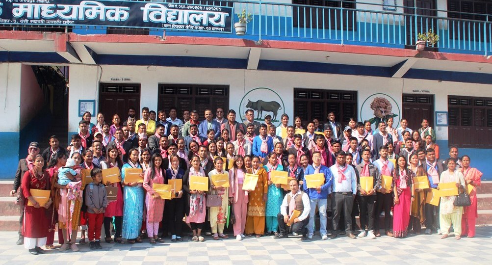 म्याग्दीमा प्राथमिक तहमा १०० शिक्षकलाई नियुक्तीपत्र प्रदान